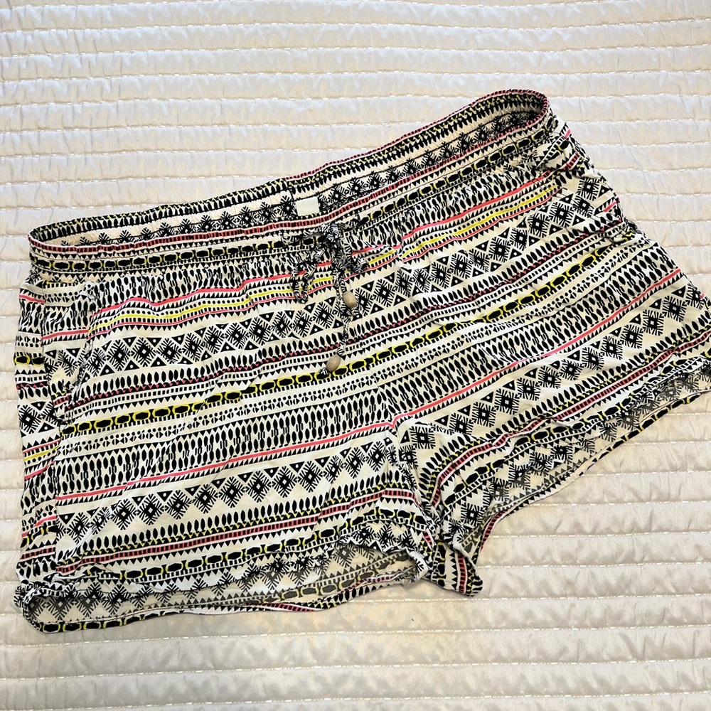 Old Navy Multicolor Patterned High Waist Shorts